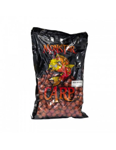 MONSTER CARP BOILIES 20MM RED SPICE 2.5 KG