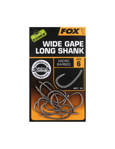 Fox EDGES™ Wide Gape Long Shank Size 5