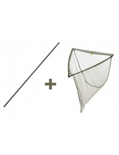 LANDING NET LEVEL M 90X90+LANDING NET HANDLE PROFESSIONAL